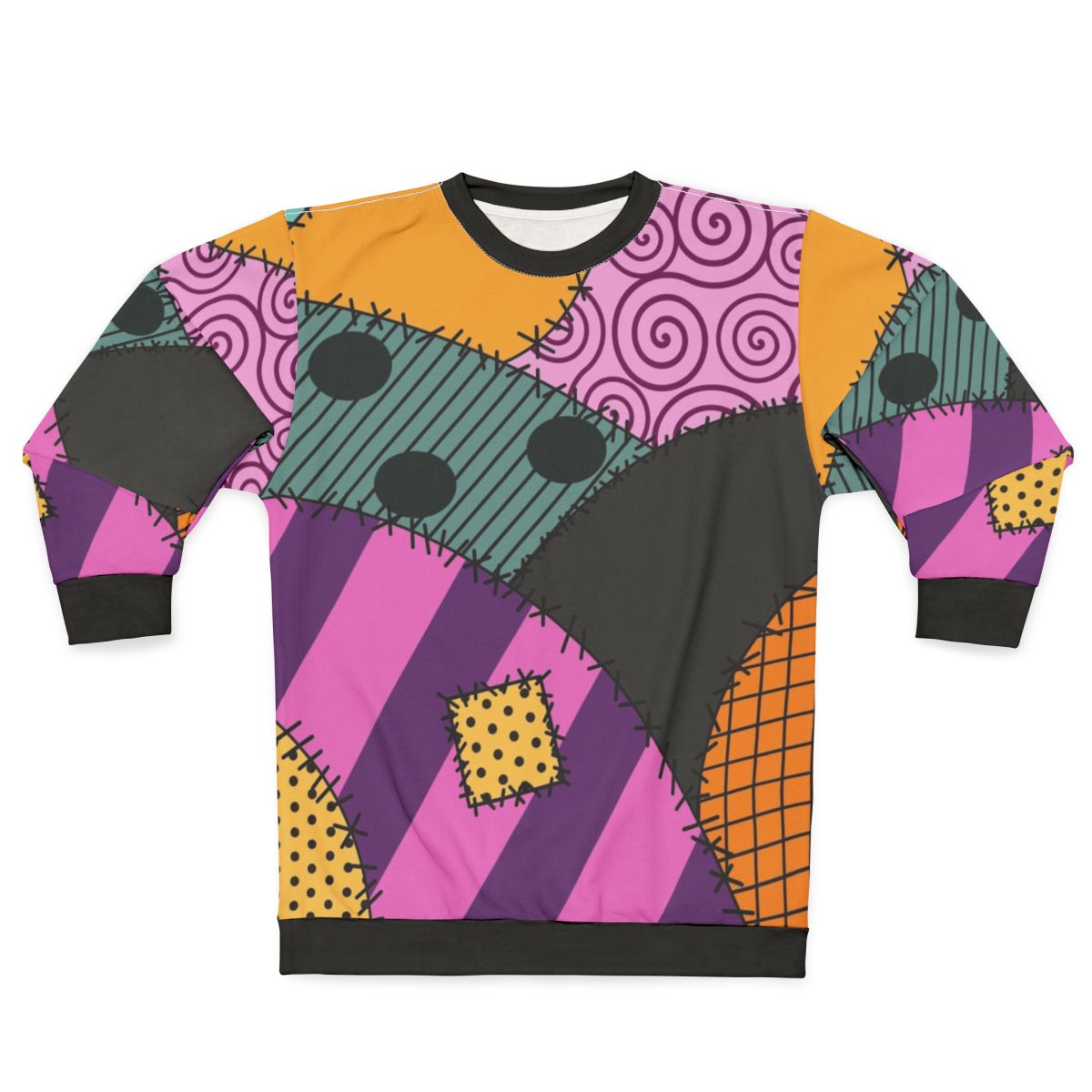 Sally Ragdoll Patchwork Sweatshirt from The Nightmare Before Christmas