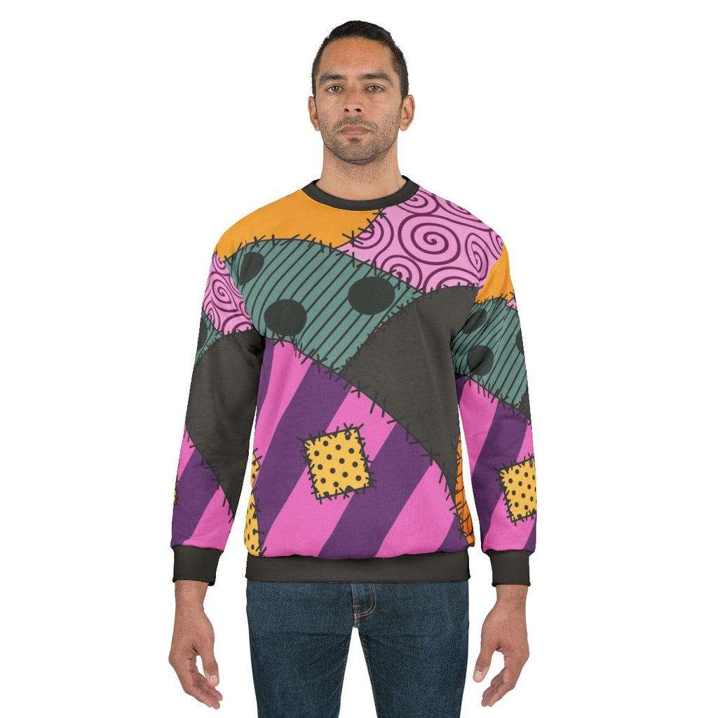 Sally Ragdoll Patchwork Sweatshirt from The Nightmare Before Christmas