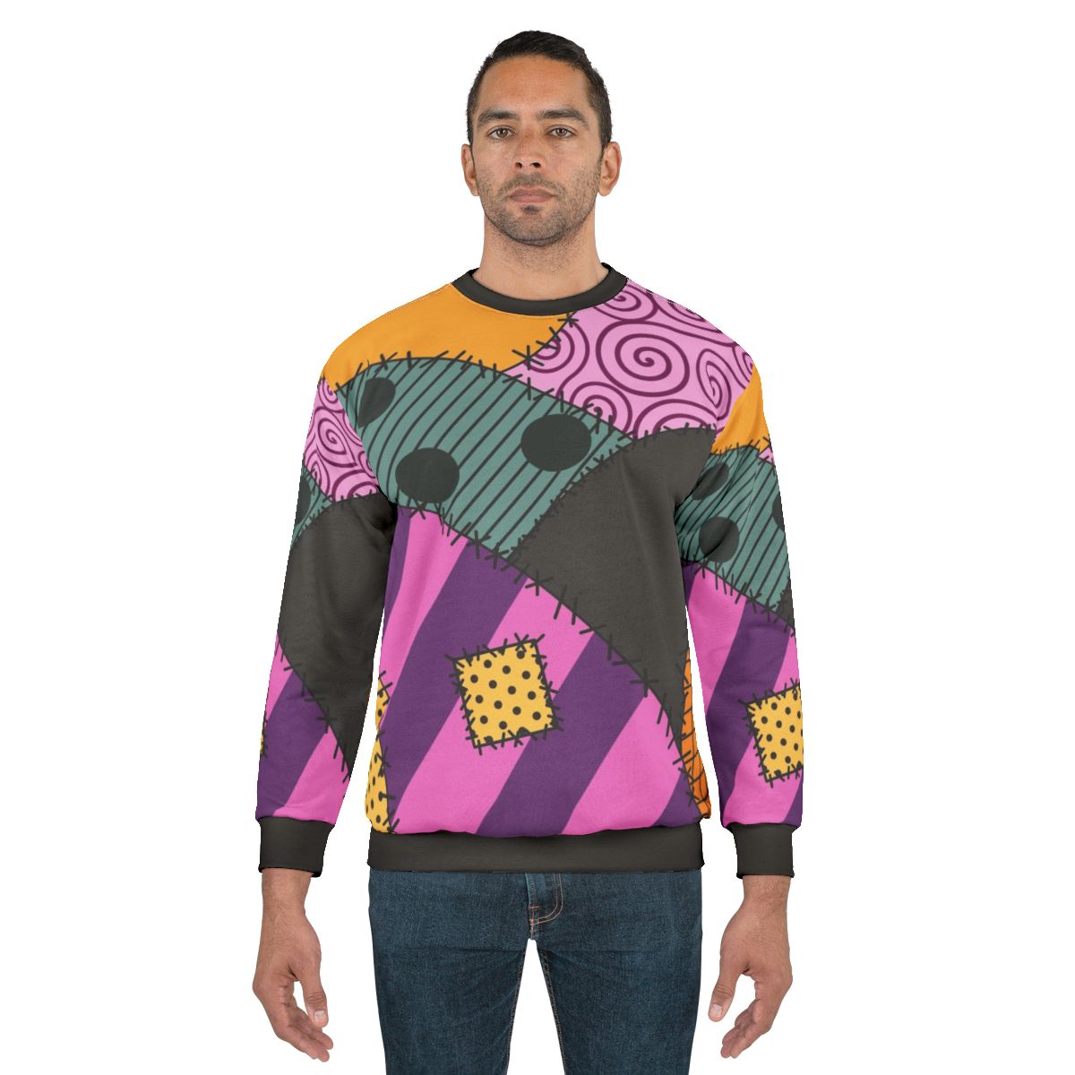 Sally Ragdoll Patchwork Sweatshirt from The Nightmare Before Christmas