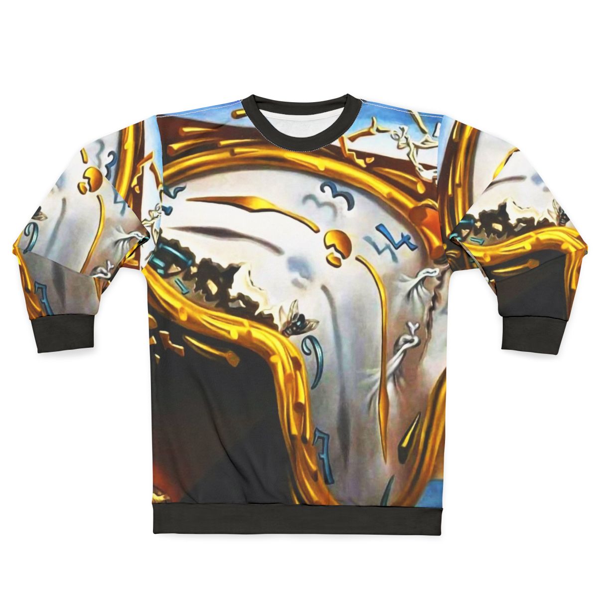 Salvador Dali Inspired Sweatshirt with Surreal Artwork