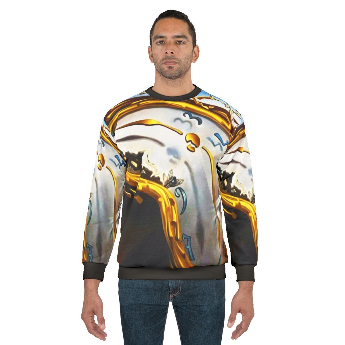 Salvador Dali Inspired Sweatshirt with Surreal Artwork