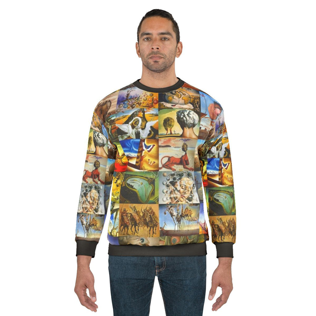 Salvador Dali Surrealist Graphic Sweatshirt