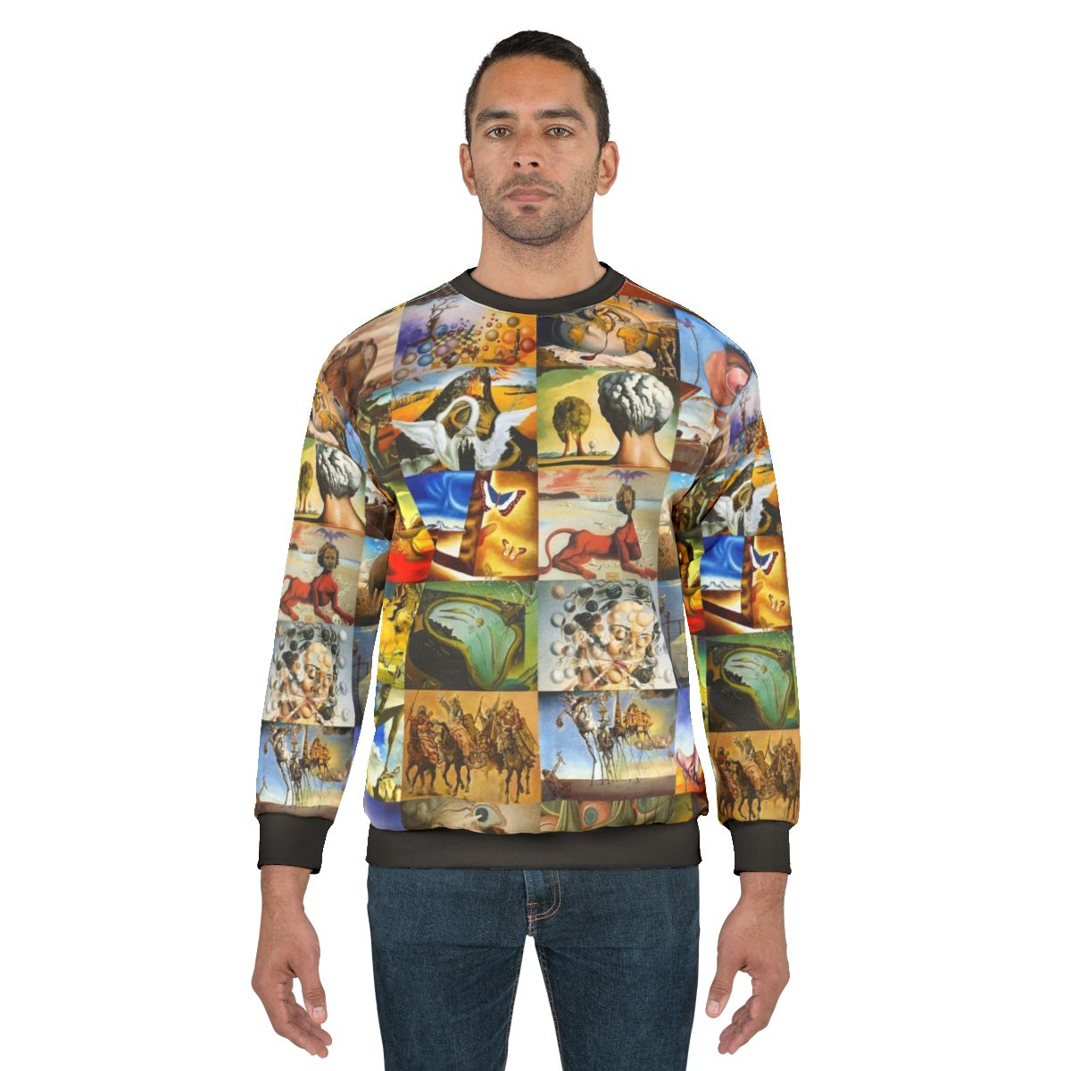 Salvador Dali Surrealist Graphic Sweatshirt