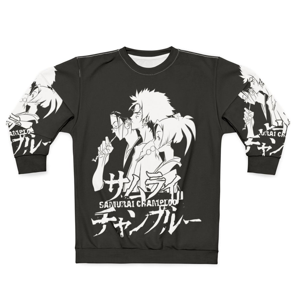 Samurai Champloo anime-inspired sweatshirt