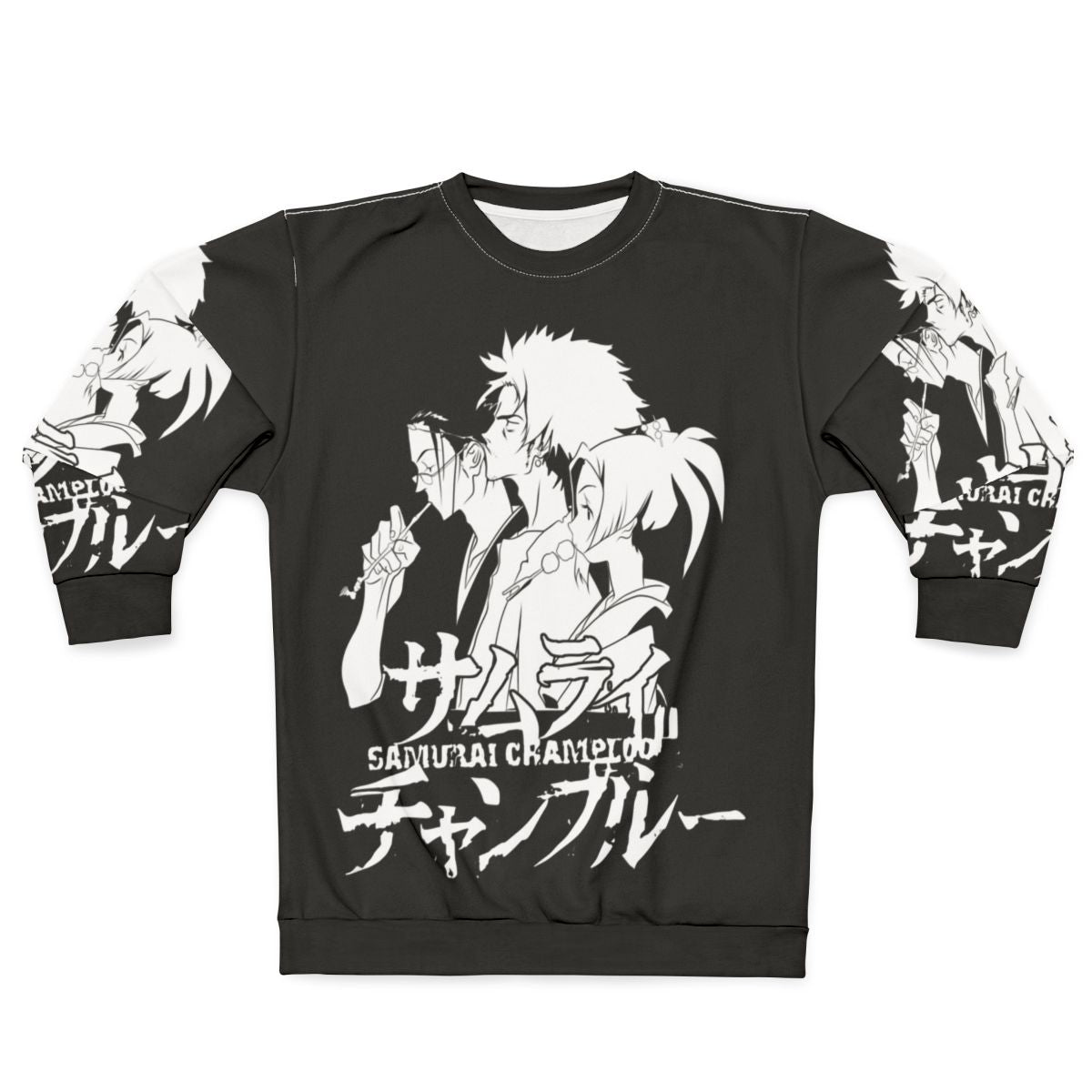 Samurai Champloo anime-inspired sweatshirt