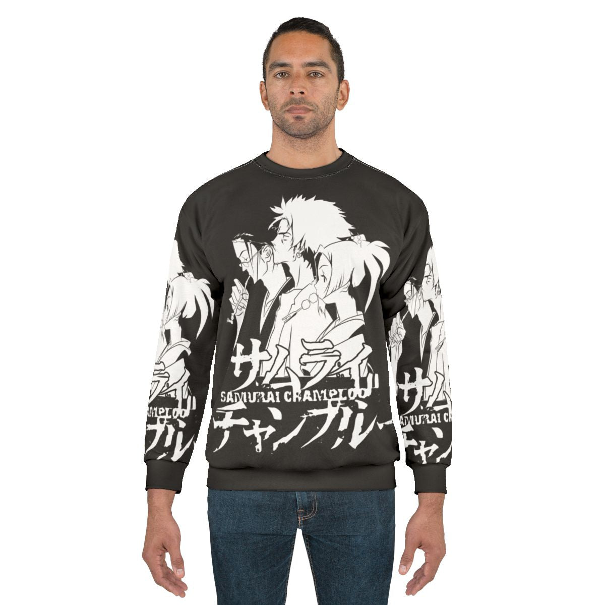 Samurai Champloo anime-inspired sweatshirt