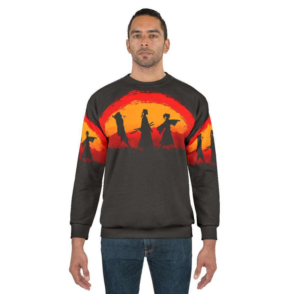 Samurai Champloo Anime Sunset Scene Sweatshirt