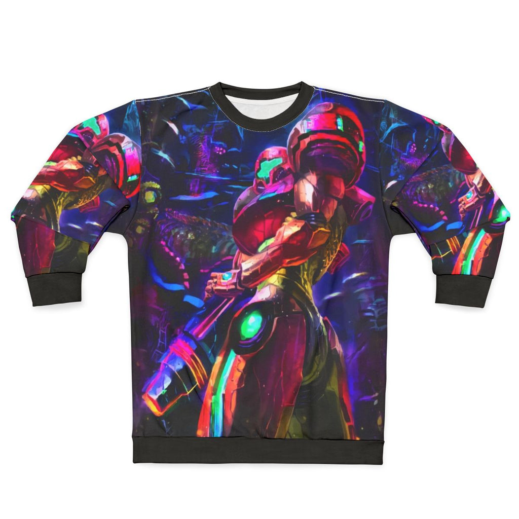 Samus Aran Metroid Gaming Sweatshirt