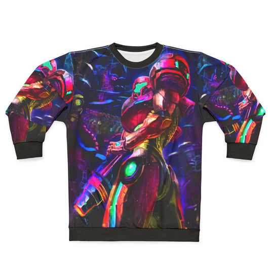 Samus Aran Metroid Gaming Sweatshirt