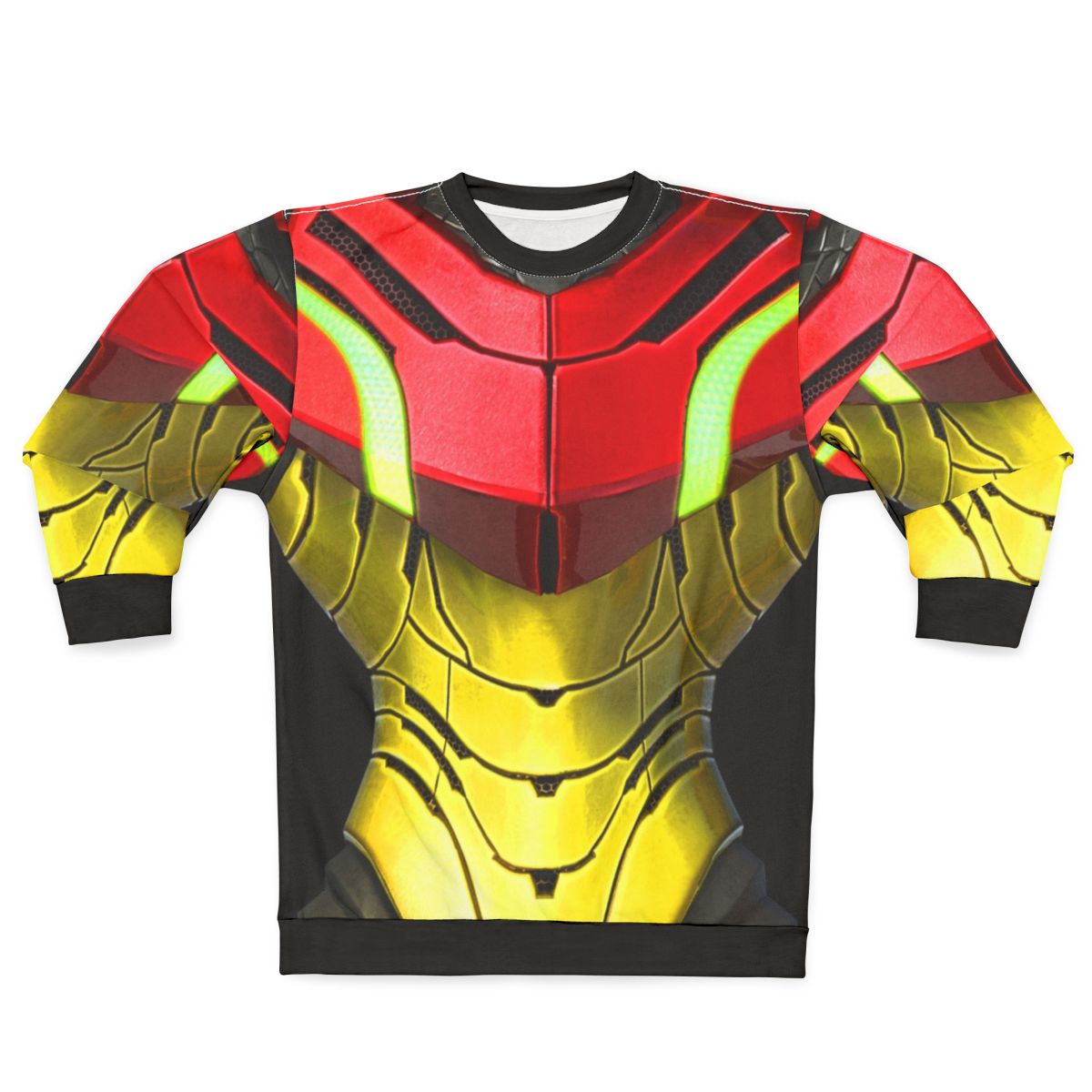 Samus Aran power armor from the Metroid sci-fi gaming universe