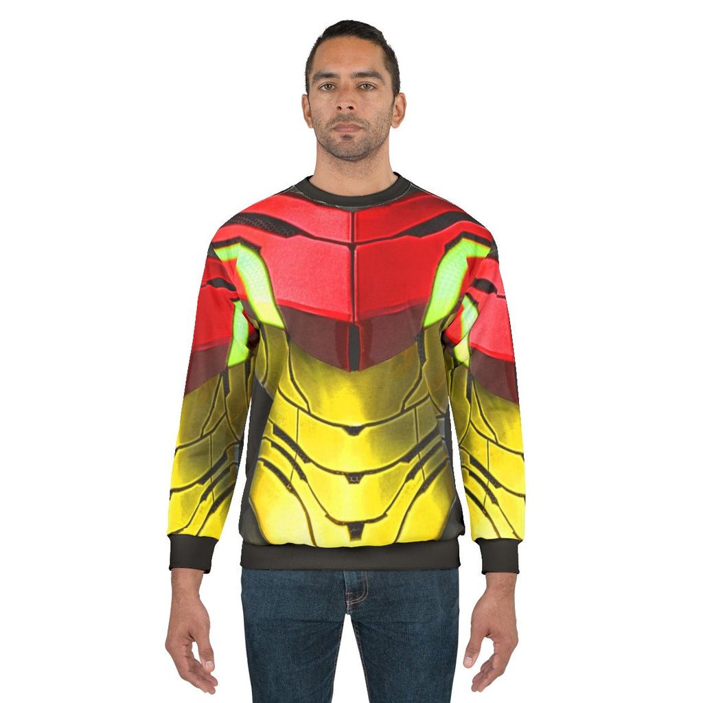 Samus Aran power armor from the Metroid sci-fi gaming universe