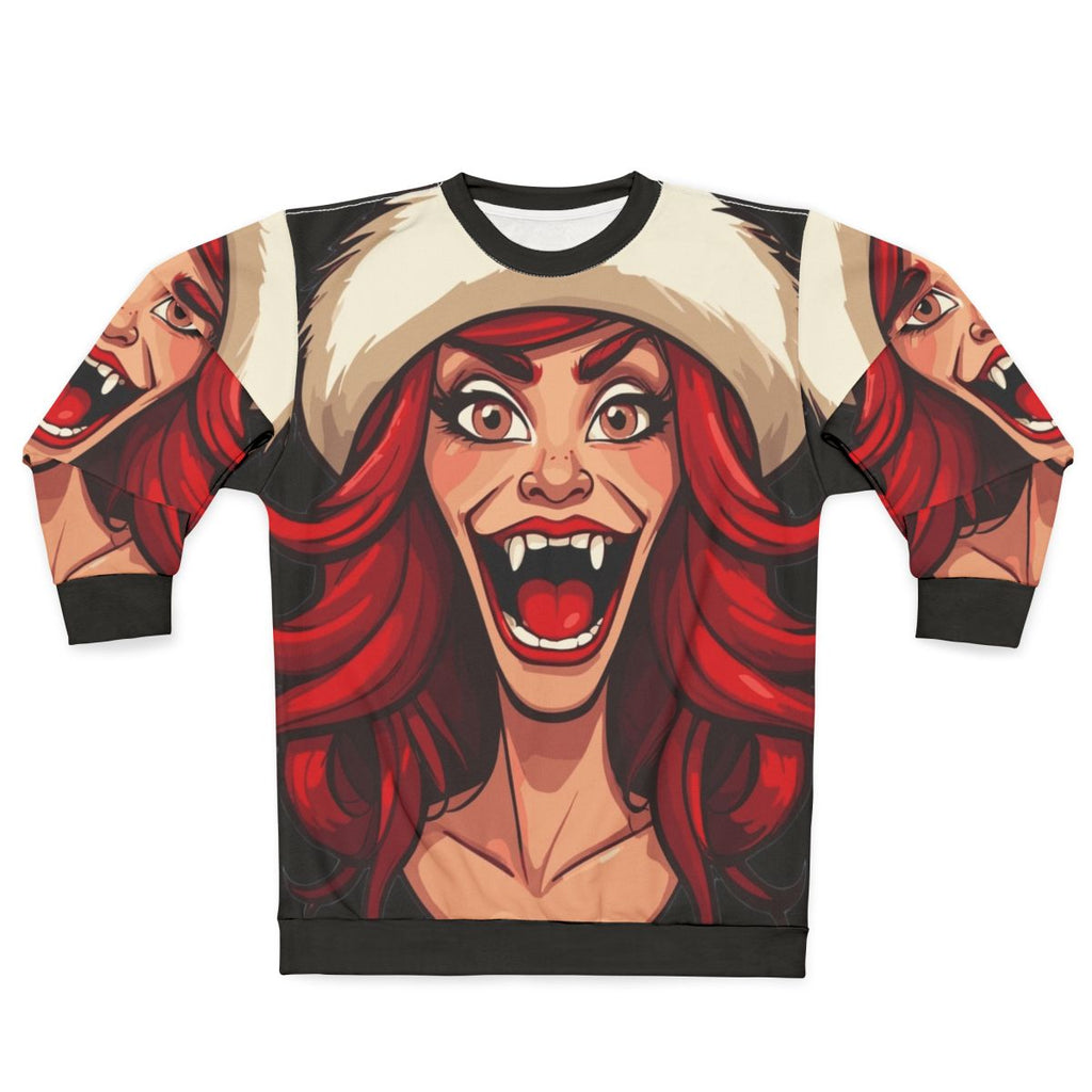 Santa Big Mouth Hormone Monster Sweatshirt