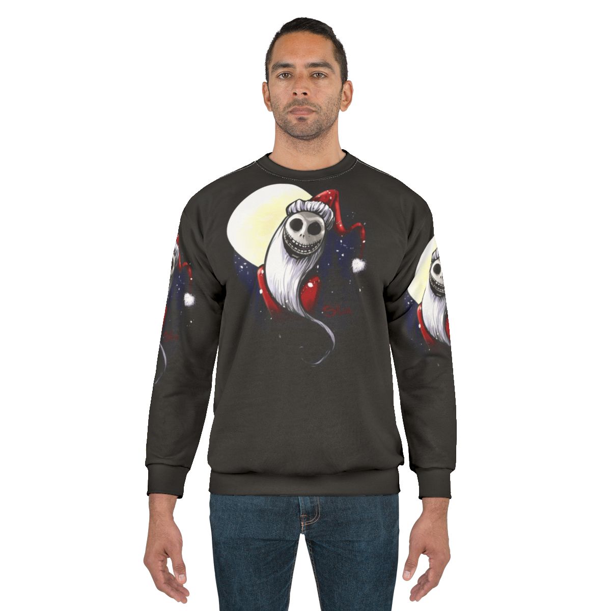 Santa Jack Skellington Christmas Nightmare Before Christmas Sweatshirt