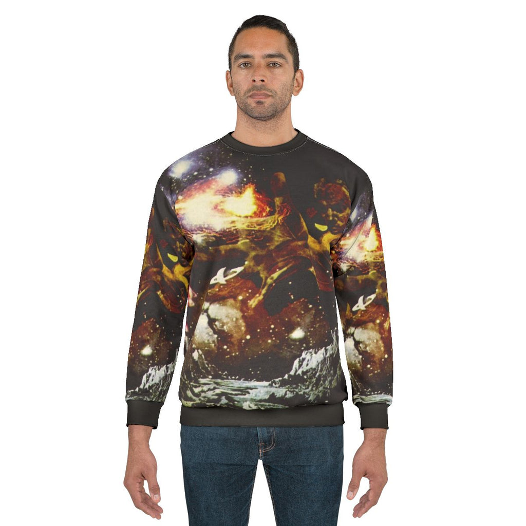 Santana III Classic Rock Sweatshirt featuring iconic album art