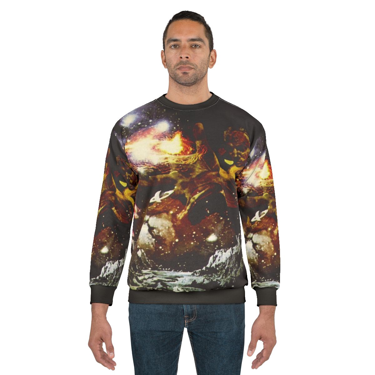 Santana III Classic Rock Sweatshirt featuring iconic album art
