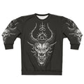 Satanic demon sweatshirt with dark gothic design