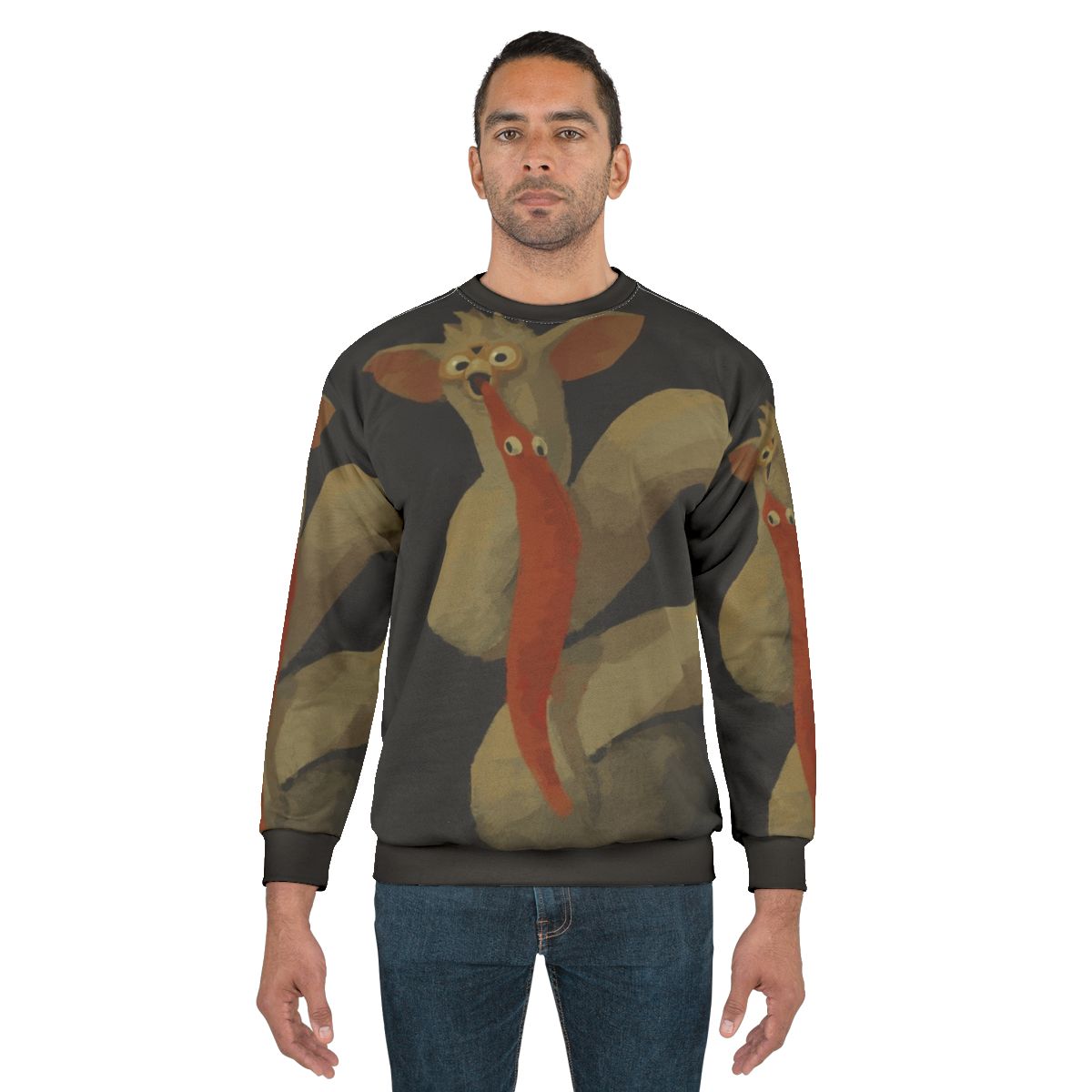 Saturn Devouring His Son Cursed Furby Sweatshirt