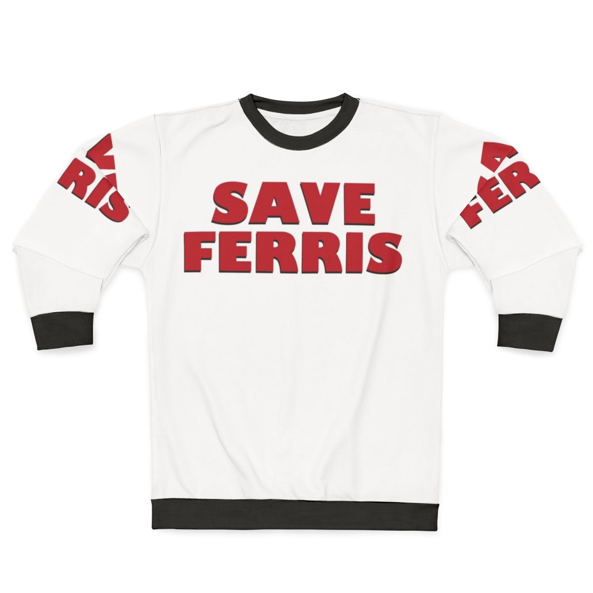 Save Ferris 80s movie vintage-style sweatshirt