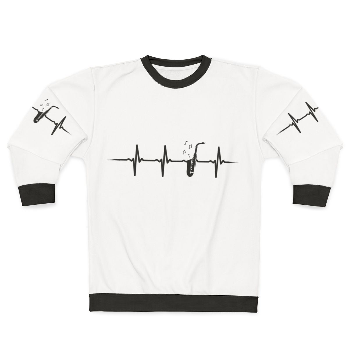 Saxophone Heartbeat Sweatshirt