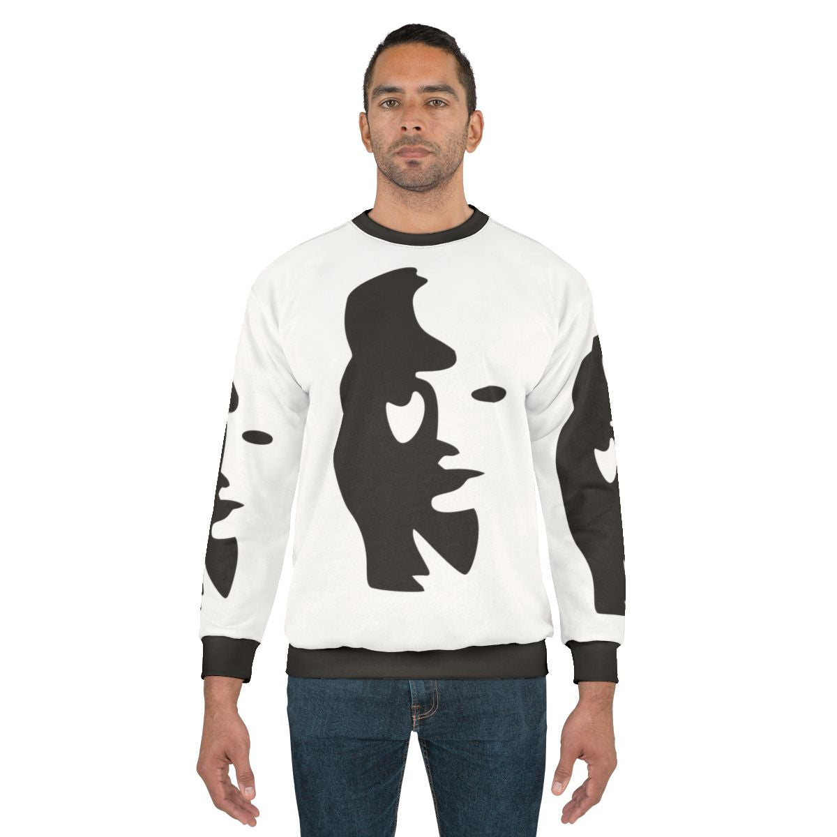 Saxophone Player Optical Illusion Sweatshirt