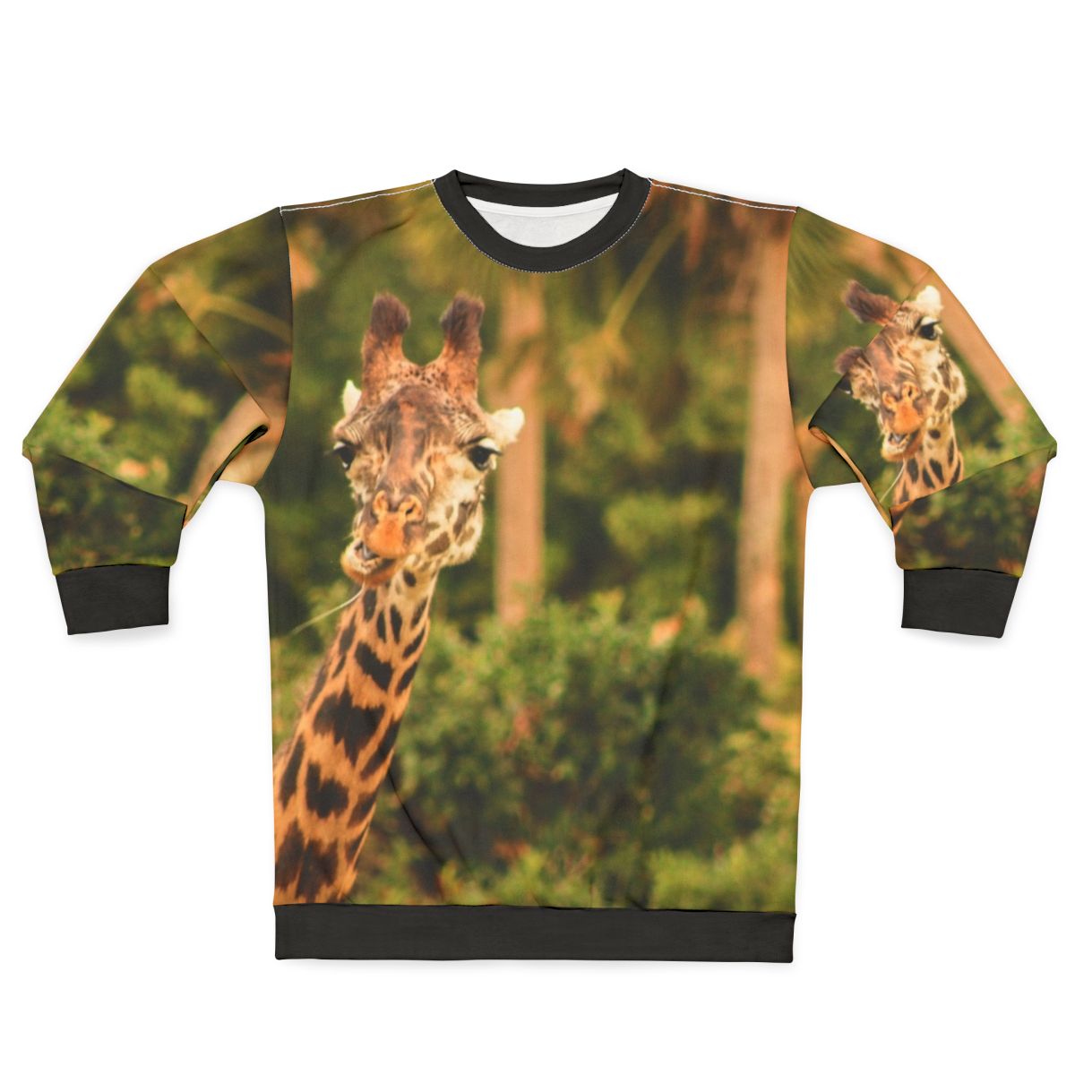 Giraffe Themed "Say What" Sweatshirt
