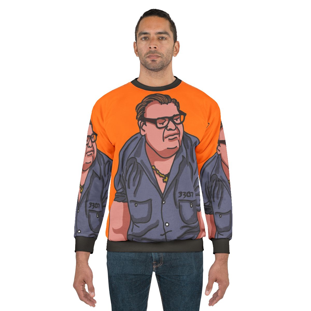 Scared Straight Matt Foley Sweatshirt with Chris Farley and Van Down by the River