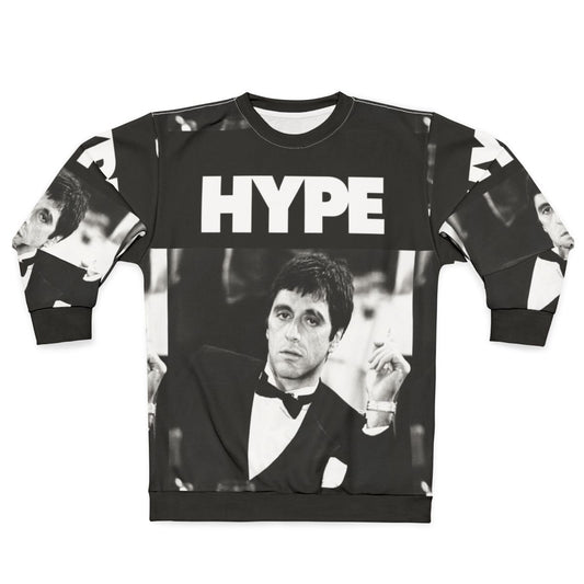 Scarface-inspired sweatshirt featuring Al Pacino