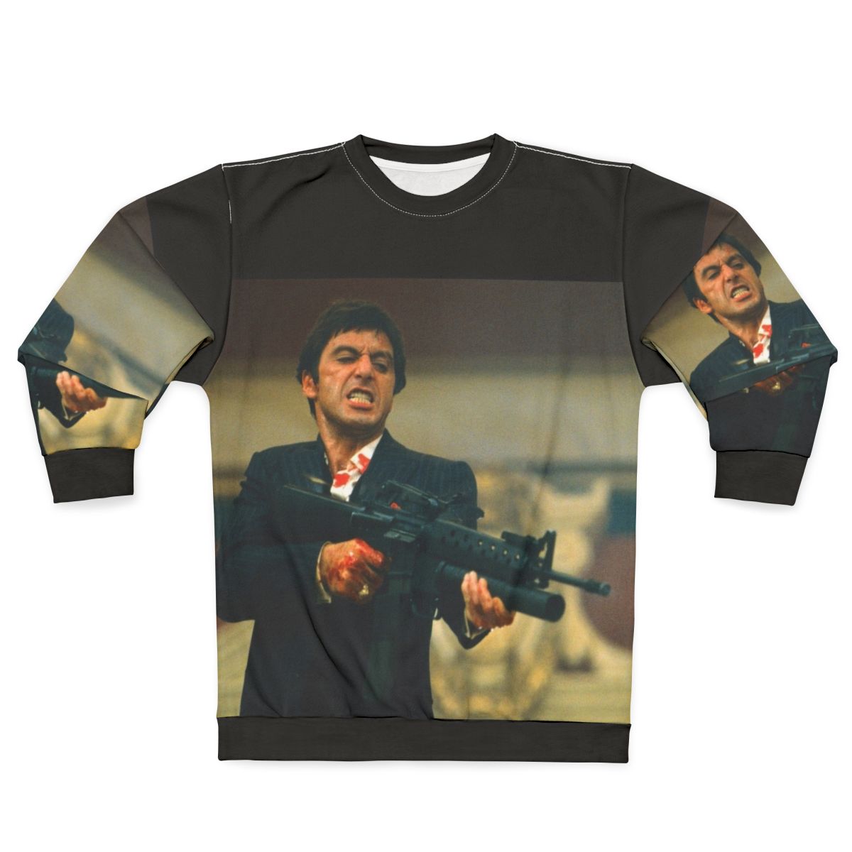 Scarface Movie Sweatshirt featuring Tony Montana character