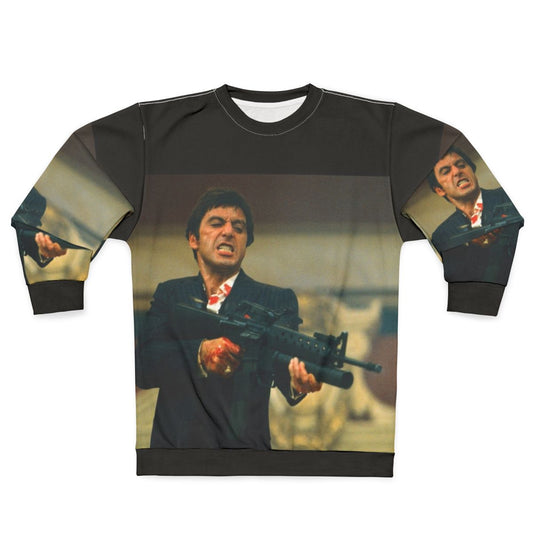 Scarface Movie Sweatshirt featuring Tony Montana character