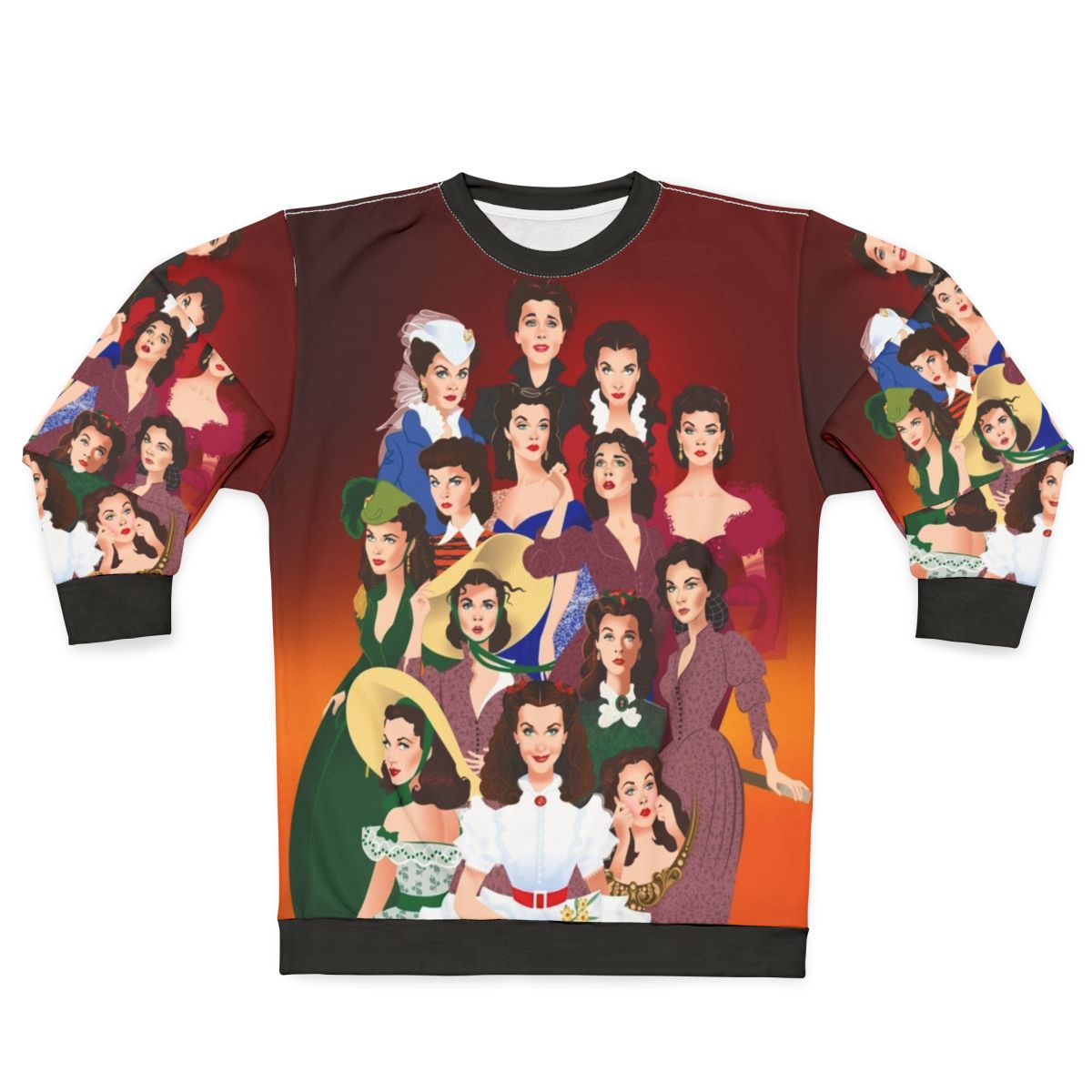 Scarlett O'Hara Sweatshirt featuring Vivian Leigh from Gone with the Wind