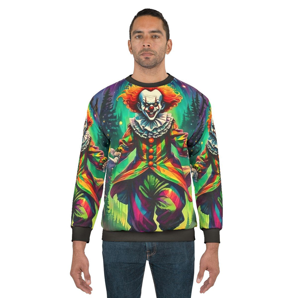 Spooky clown Halloween sweatshirt