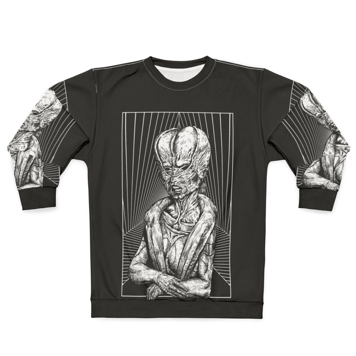 Schism Sweatshirt with Dark Gothic Occult Fantasy Art Graphic