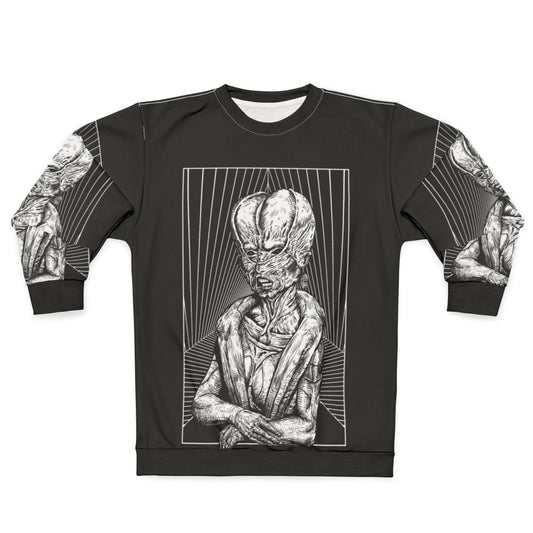 Schism Sweatshirt with Dark Gothic Occult Fantasy Art Graphic