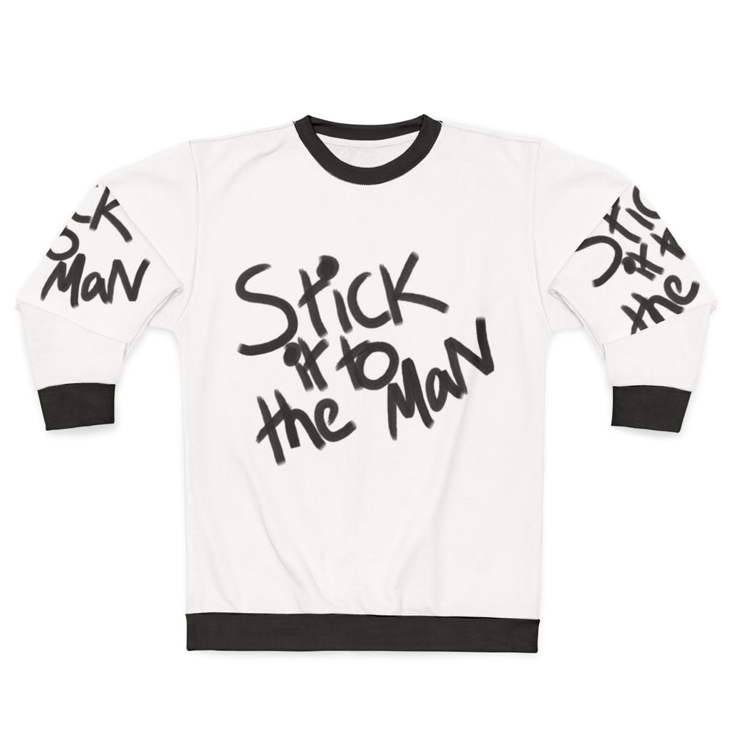 School of Rock "Stick It to the Man" Sweatshirt with Jack Black Inspired Design