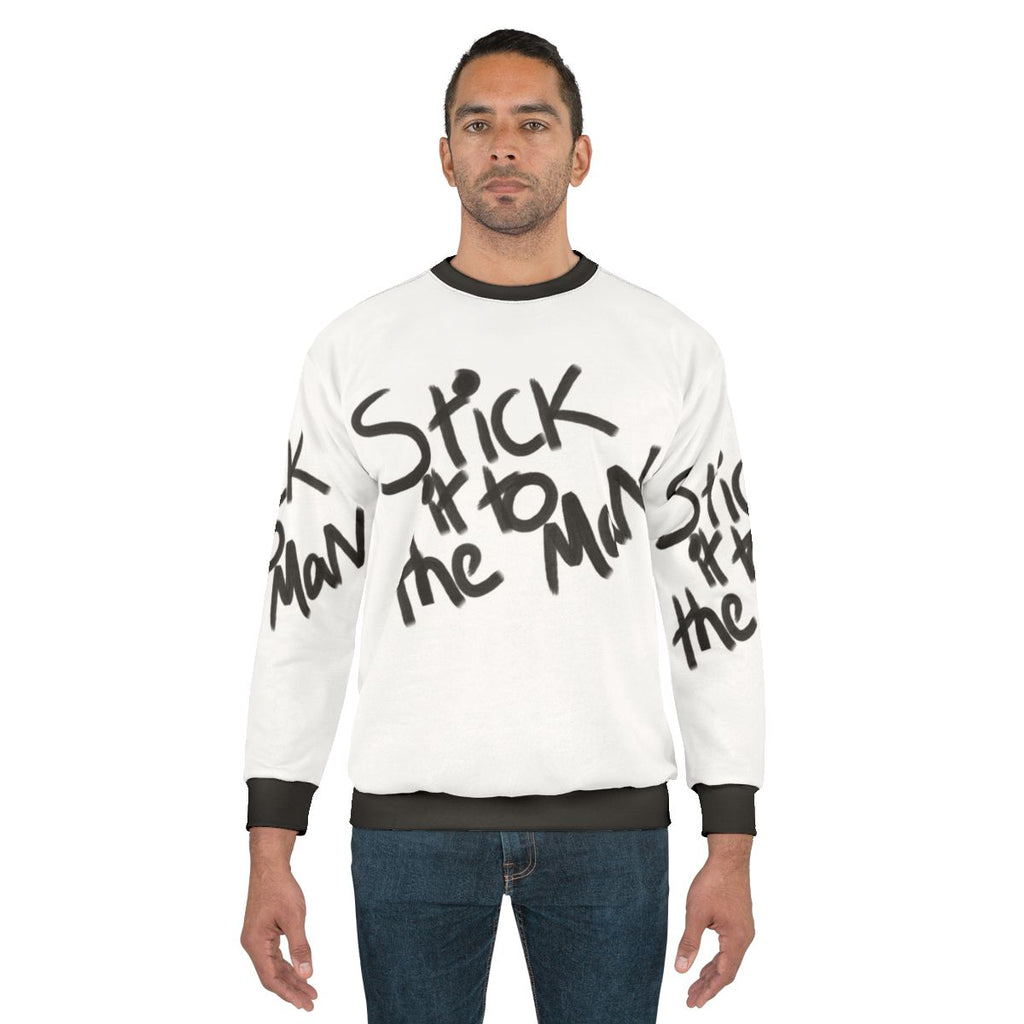 School of Rock "Stick It to the Man" Sweatshirt with Jack Black Inspired Design