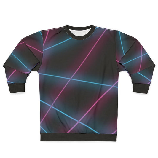 Retro laser school photo backdrop sweatshirt
