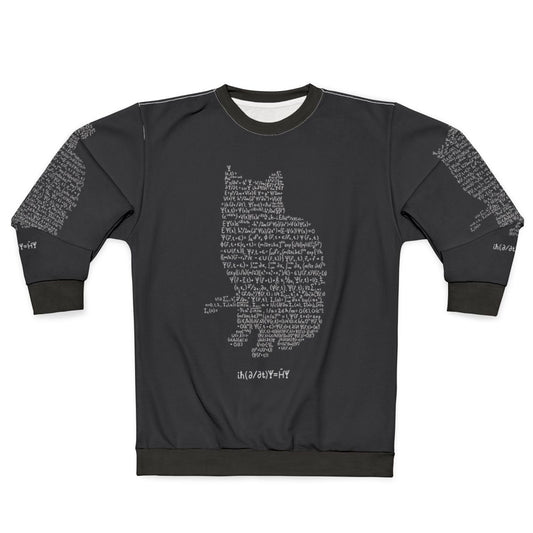 Schroedinger Sweatshirt featuring Schroedinger's Cat Quantum Physics Equation