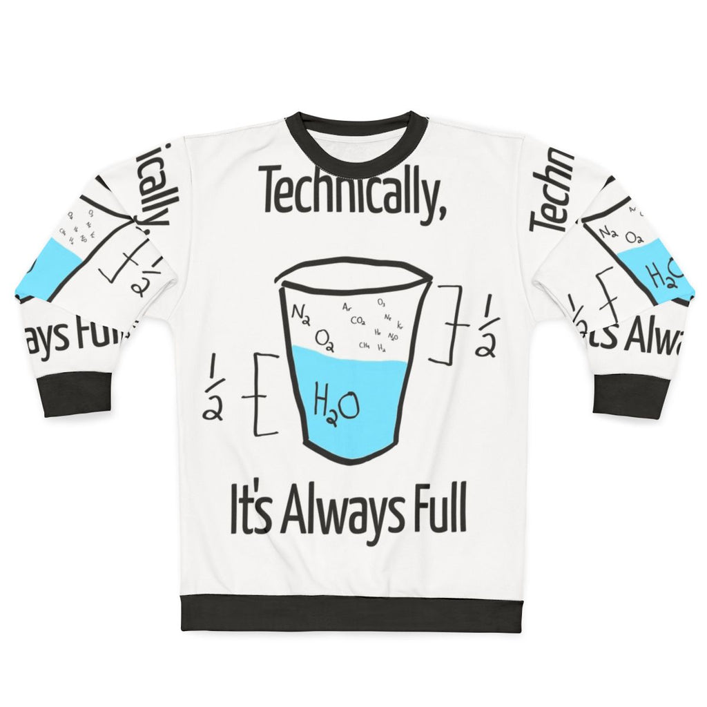 Optimistic Science Sweatshirt - Science Lover Gift