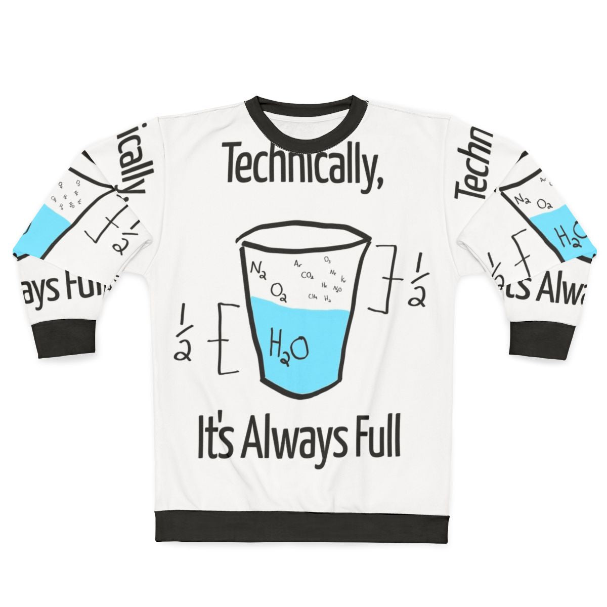Optimistic Science Sweatshirt - Science Lover Gift