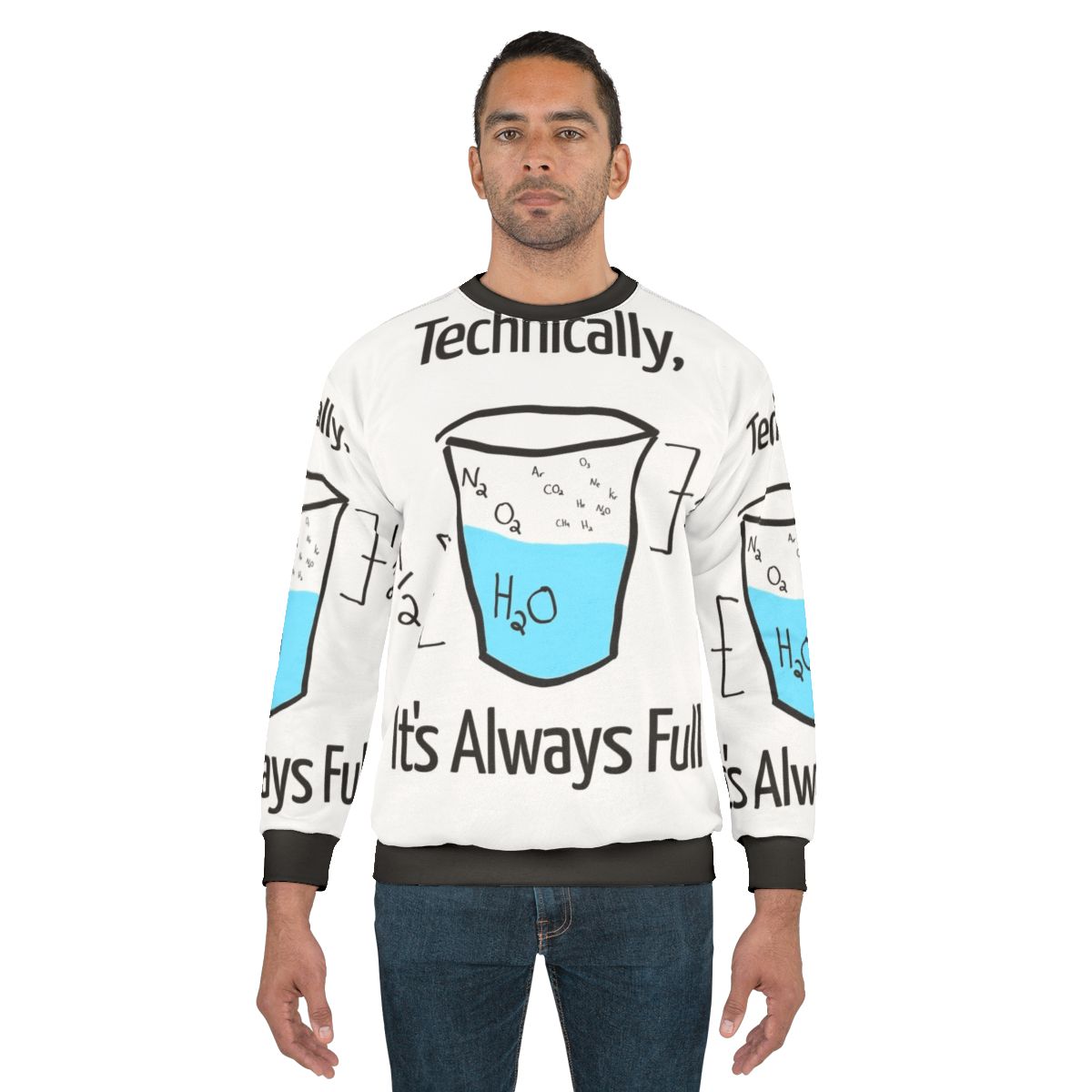 Optimistic Science Sweatshirt - Science Lover Gift