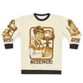 Atomic Age Science Sweatshirt featuring nuclear explosion graphics