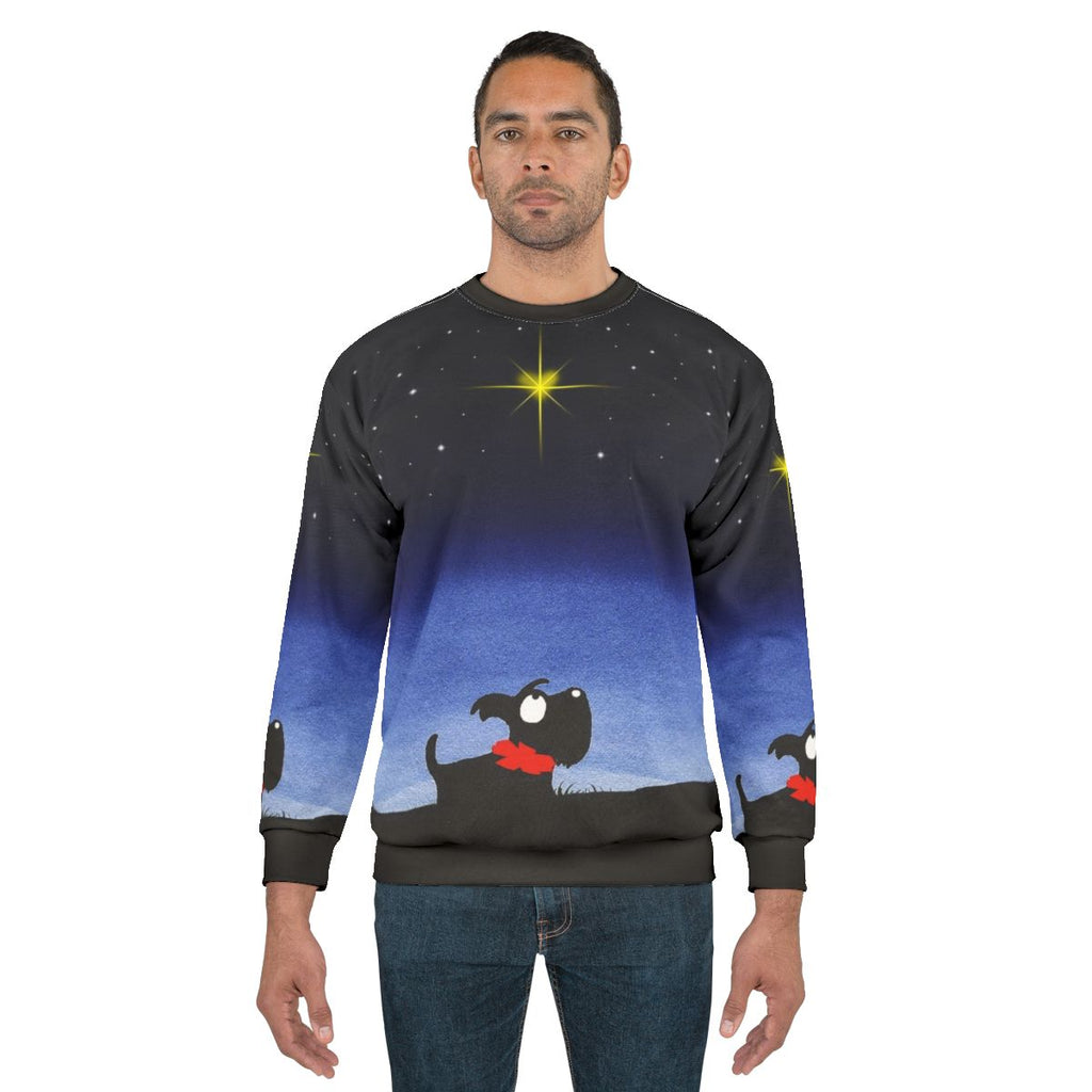 Scottie Dog Star Sweatshirt for Dog Lovers