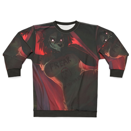 Spooky SCP 1471 Werewolf Skull Dog Sweatshirt