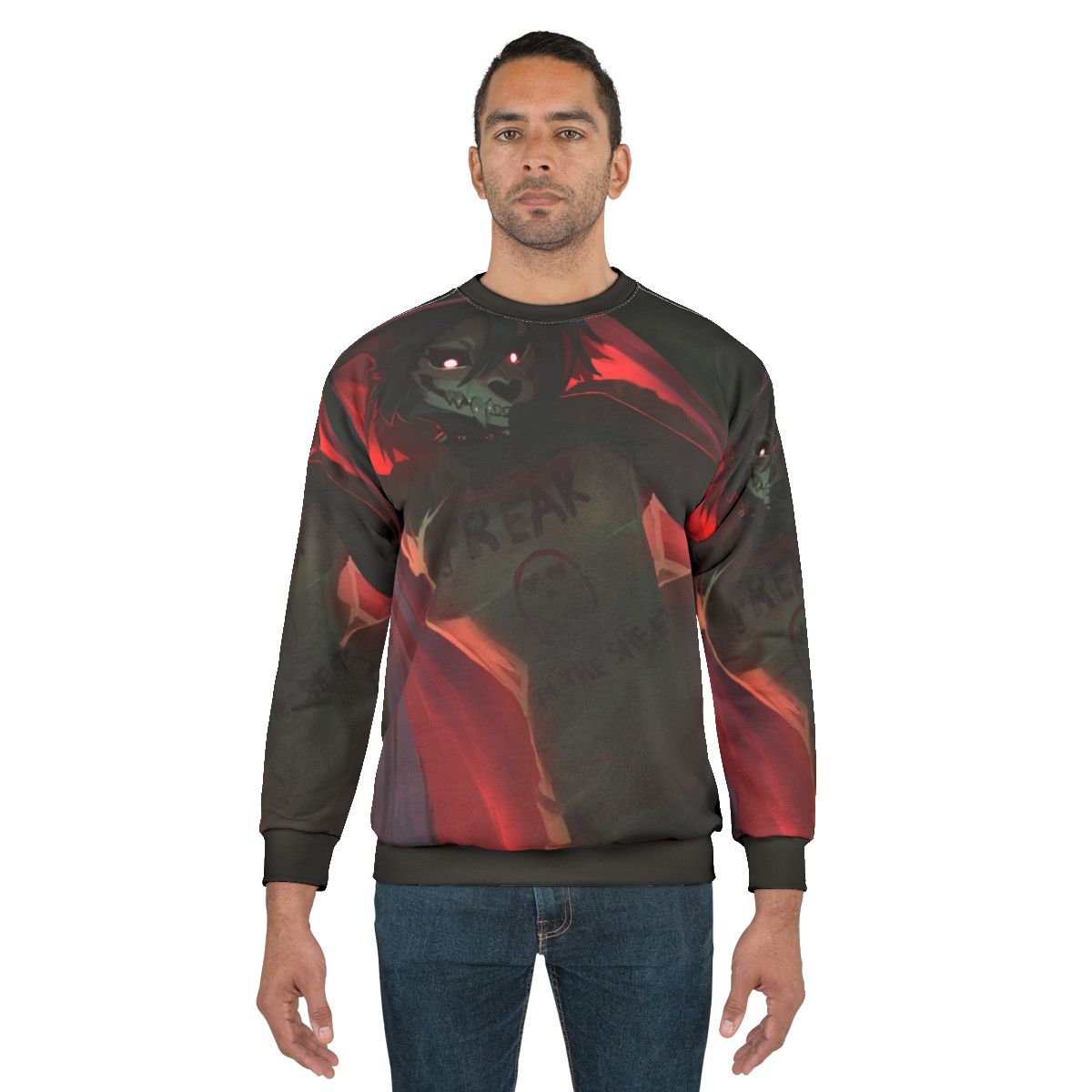 Spooky SCP 1471 Werewolf Skull Dog Sweatshirt