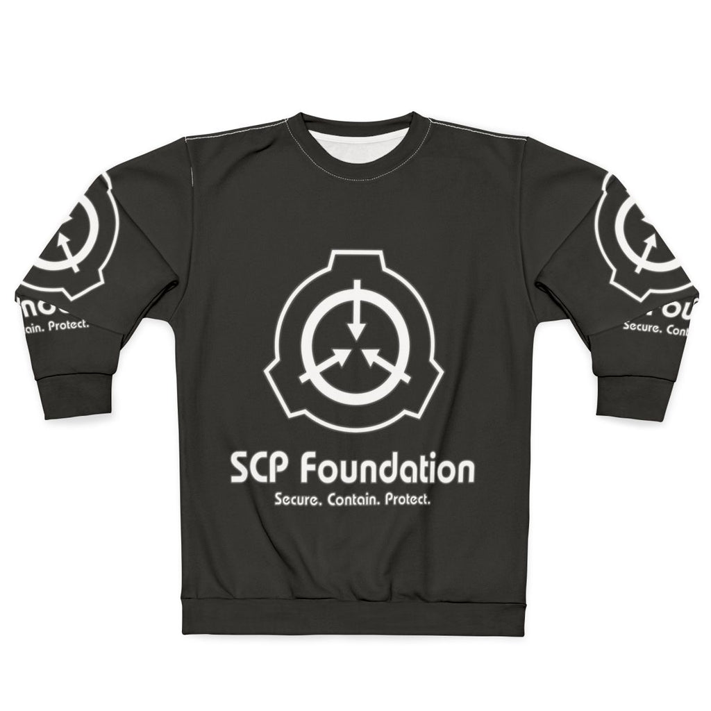 SCP Foundation White Sweatshirt with SCP Logo