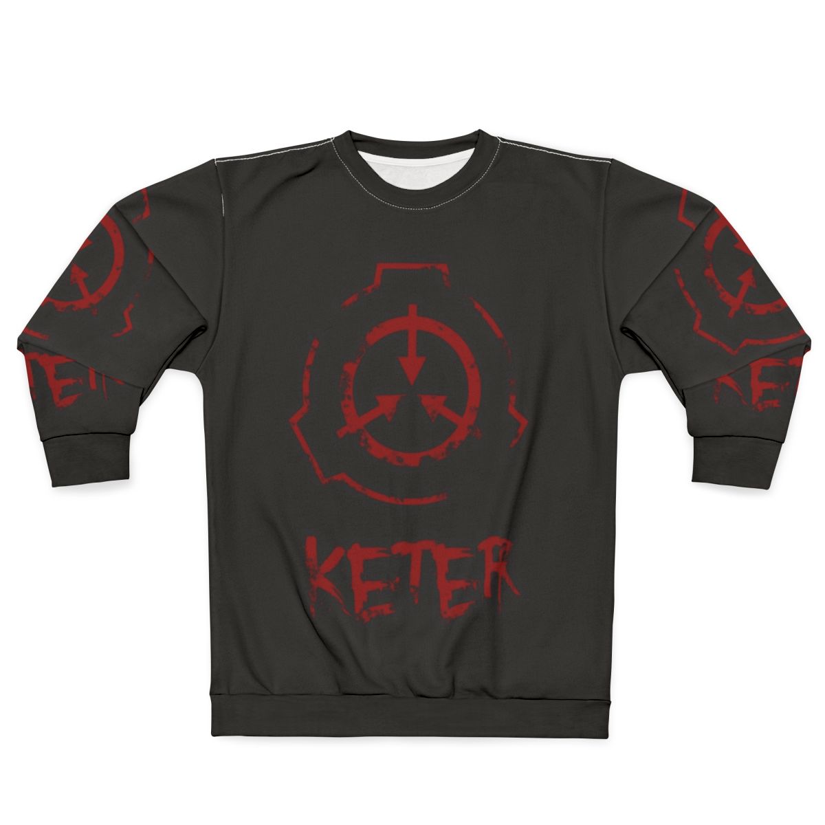 SCP Foundation Keter Sweatshirt with logo and text