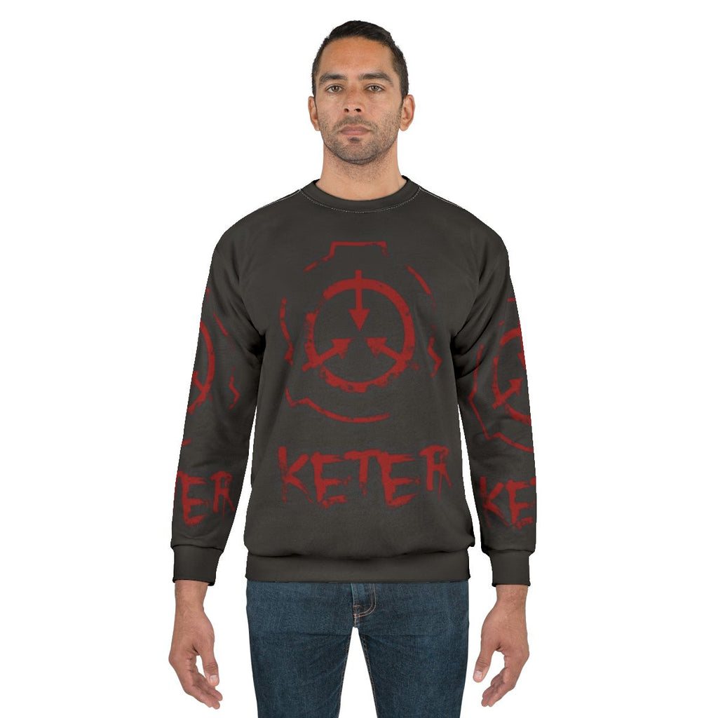 SCP Foundation Keter Sweatshirt with logo and text