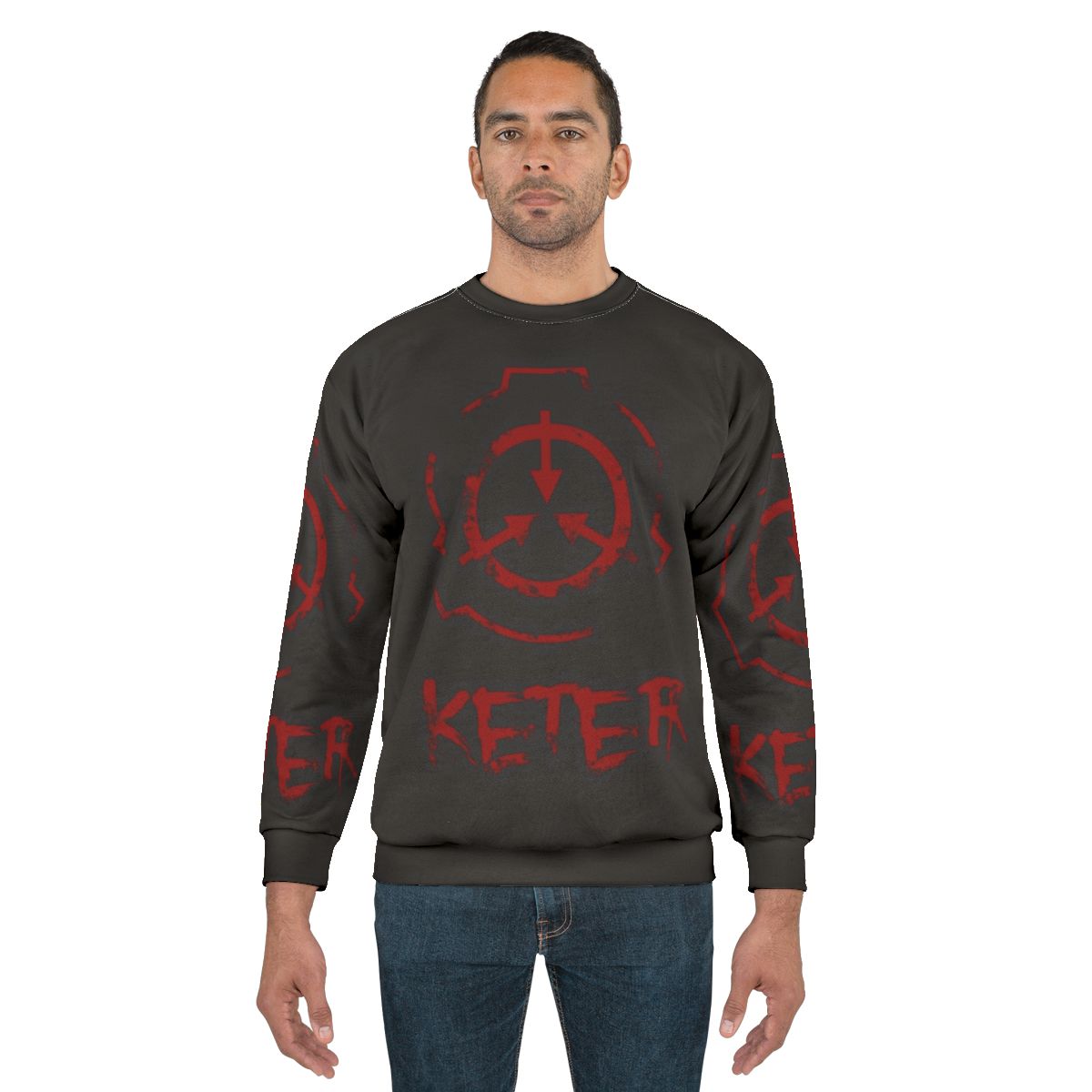 SCP Foundation Keter Sweatshirt with logo and text