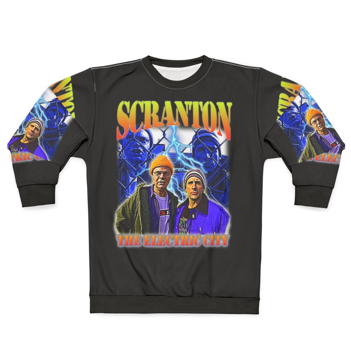 Scranton The Electric City Vintage Style Sweatshirt