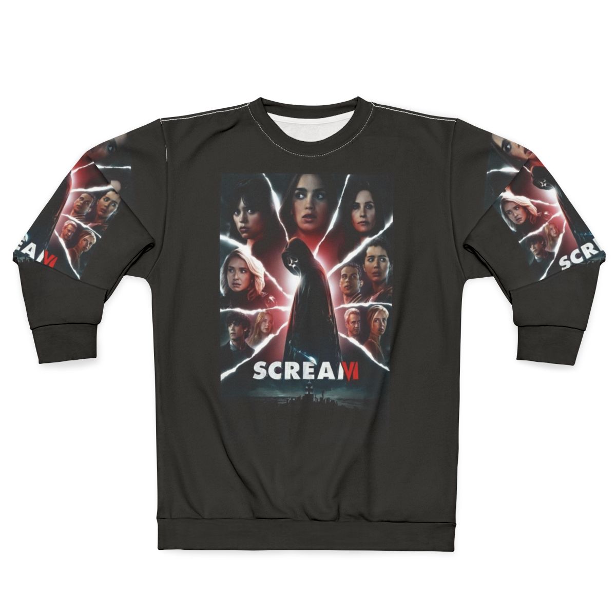 Scream VI Active Sweatshirt with Ghostface Design